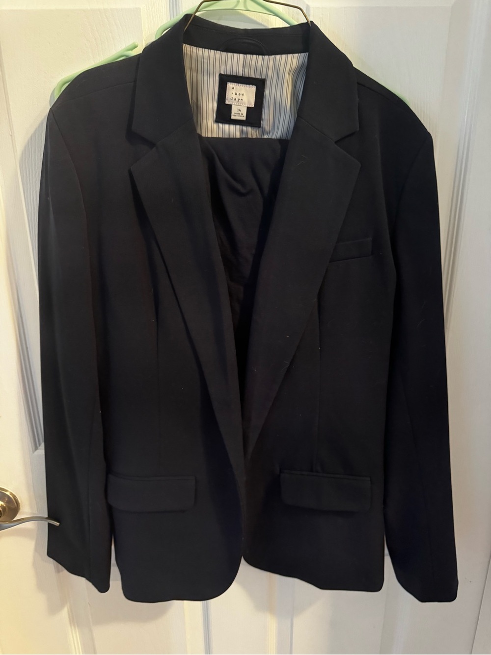 a new day Navy Women’s Suit Jacket and Pencil Skirt